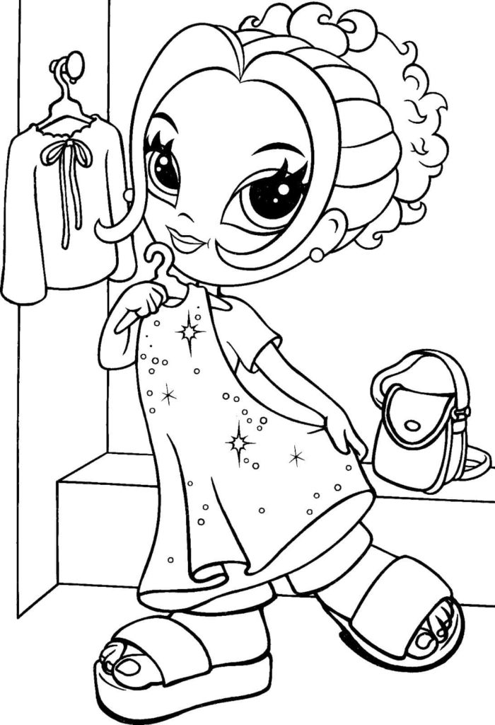 Lisa Frank coloring pages. Printable coloring pages for girls