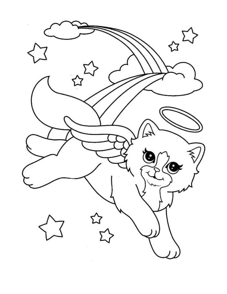 Lisa Frank coloring pages. Printable coloring pages for girls