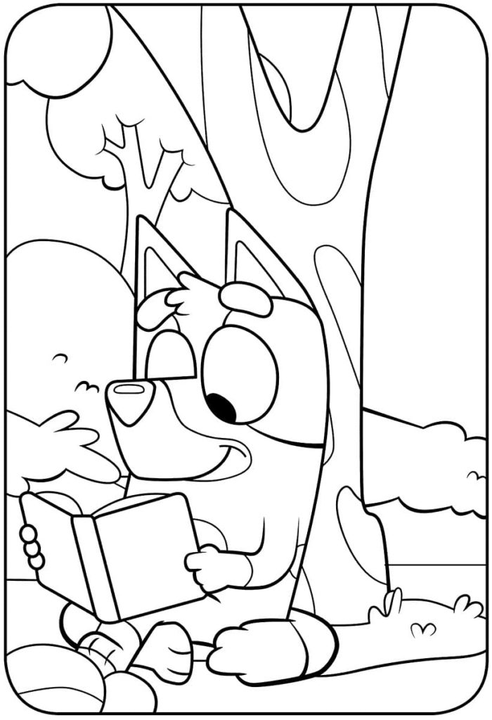 Bluey coloring pages. Print or download for free