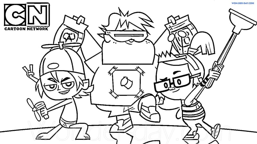 Cartoon Network Coloring Pages