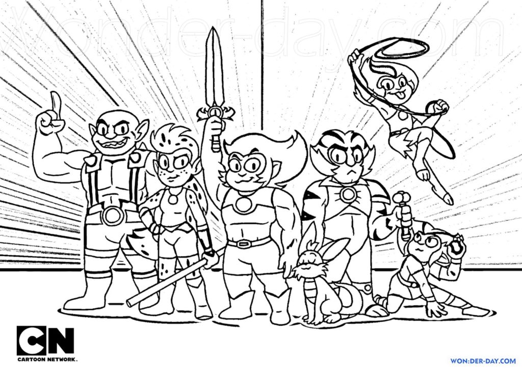 Cartoon Network Coloring Pages