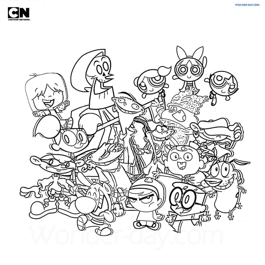 Cartoon Network Coloring Pages