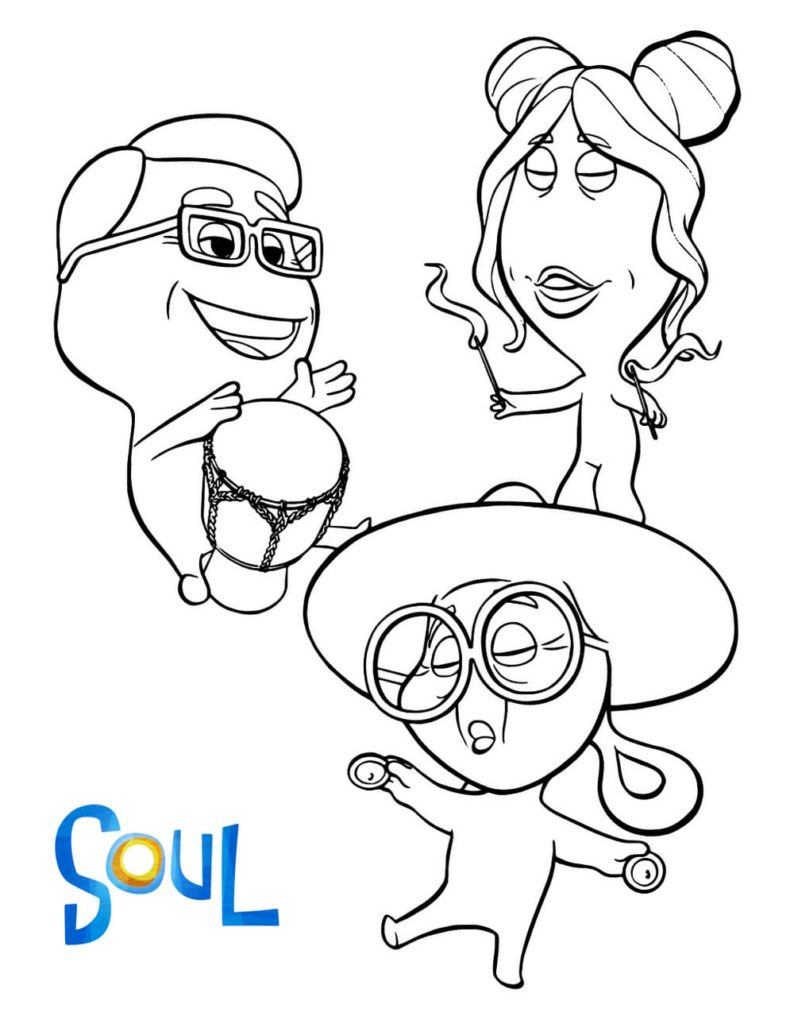 Soul Coloring pages