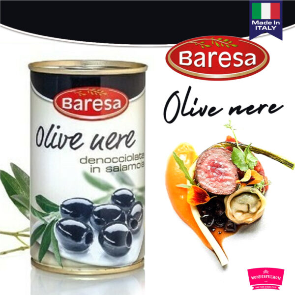 Baresa Pitted Black Olives 350g