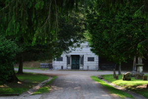 Receiving Vault at Woodlands Cemetery, Cambridge NY