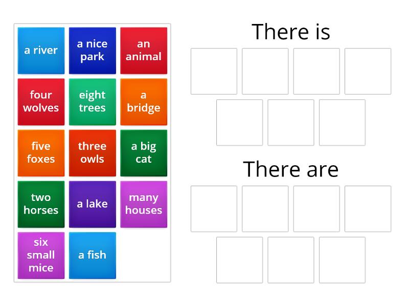 There is/are (Sort) - Group sort