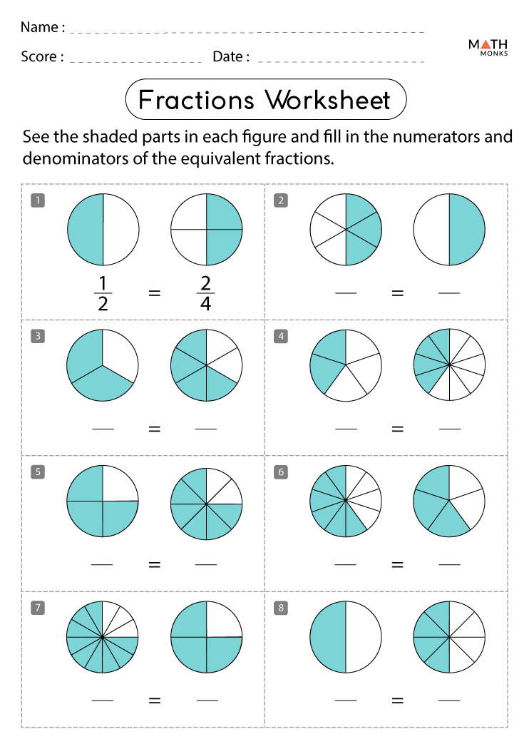 Adding Fractions with Same Denominator | Free Worksheets | Printables ...