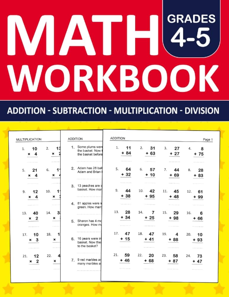 Free Printable Fourth Grade Math Practice Worksheet - Worksheets Library