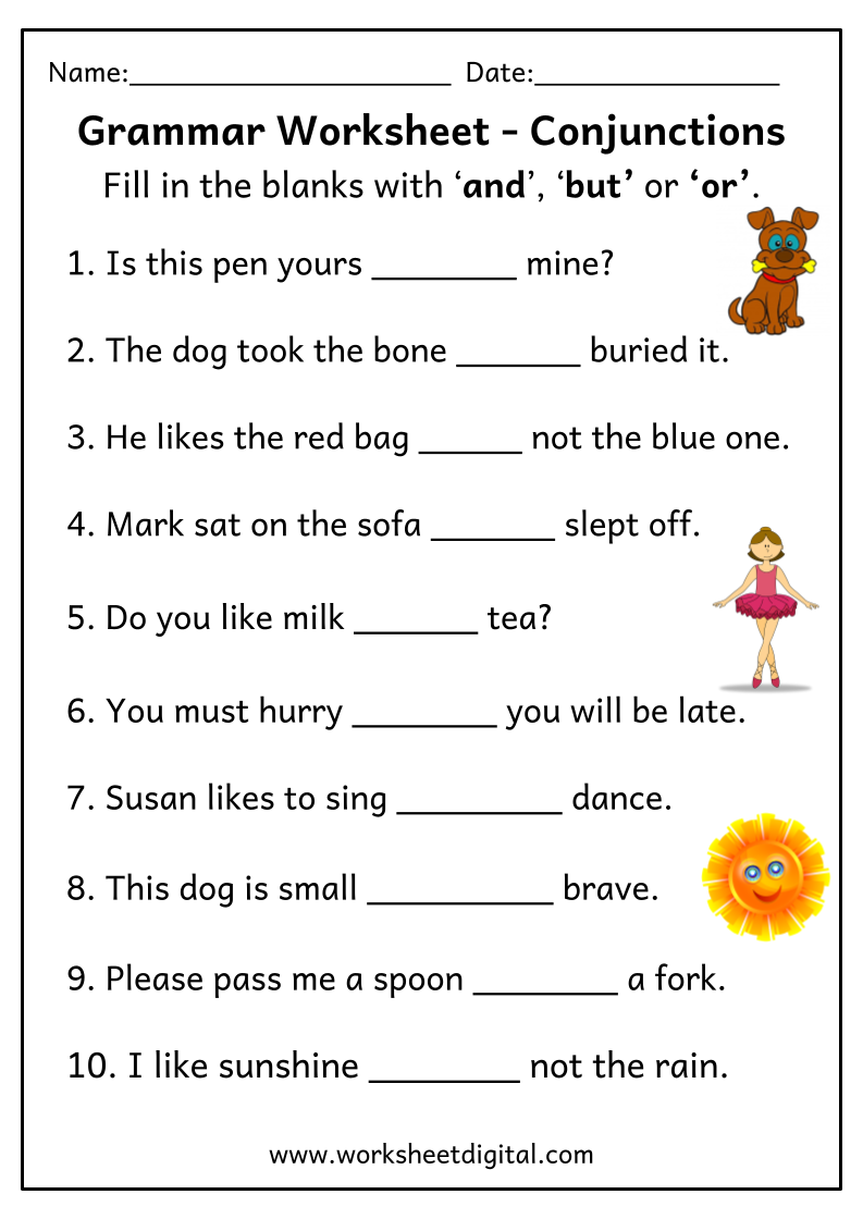 English Unite - Coordinating Conjunctions Worksheet - Worksheets Library