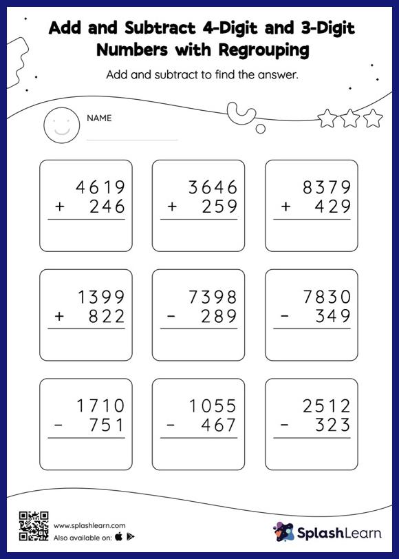 Free 3 Digit Addition Worksheet - With Regrouping - Free4Classrooms ...