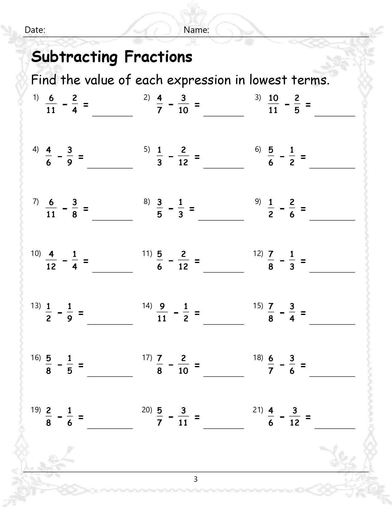 5th Grade Common Core Math Worksheets - Worksheets Library