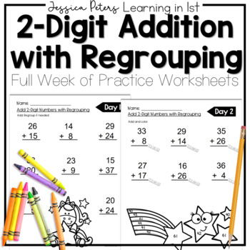 Addition Regrouping / FREE Printable Worksheets – Worksheetfun ...