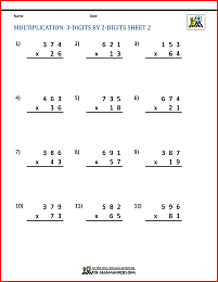 Double Digit Multiplication Worksheets 4th Grade - Worksheets Library