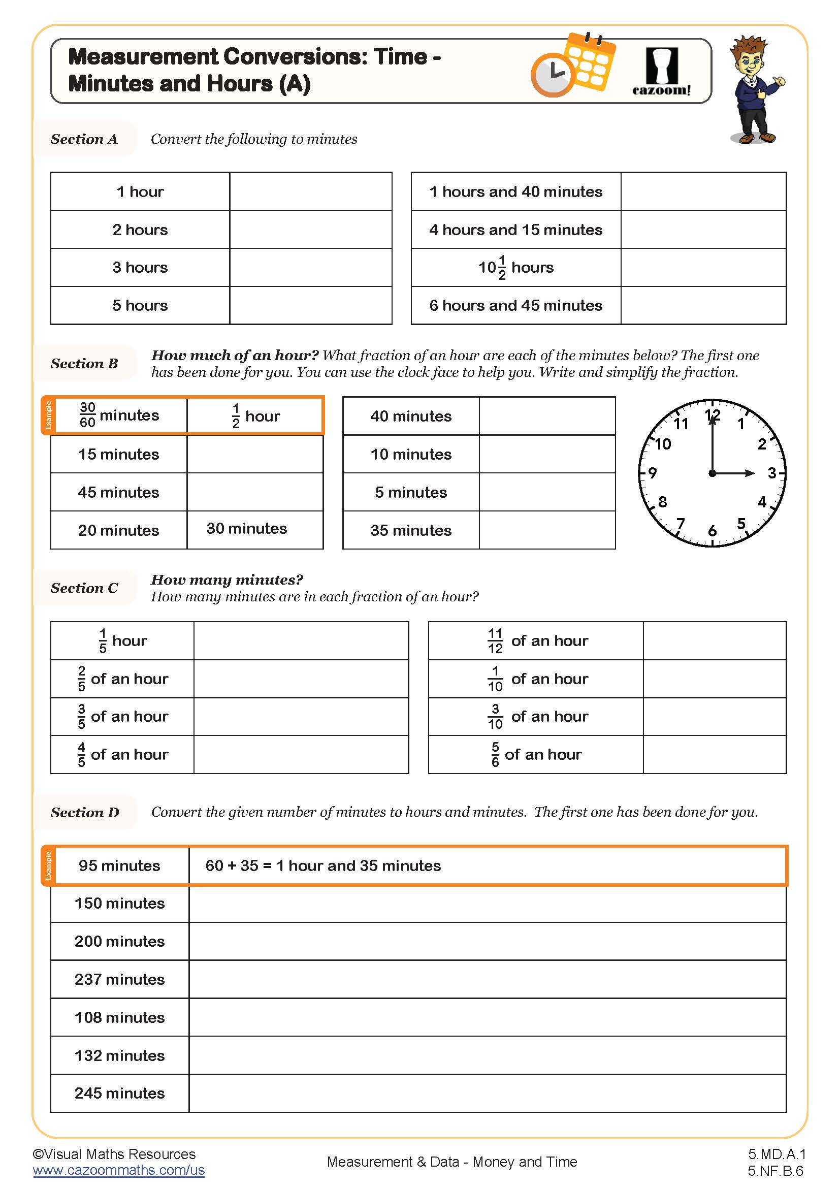 5th Grade Math Worksheets PDF | Printable PDF Worksheets - Worksheets ...