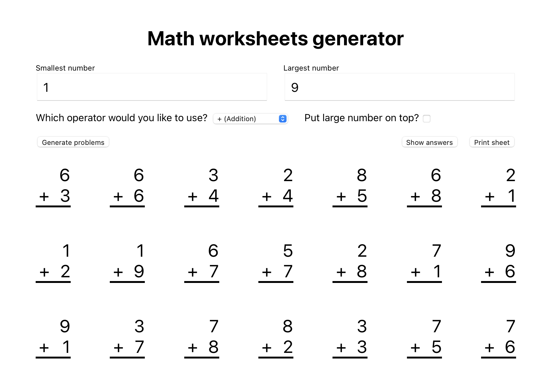 How I was extra as a parent and created a math worksheets ...