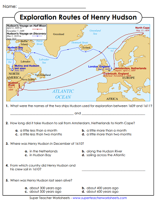 Explorers Worksheets - Worksheets Library