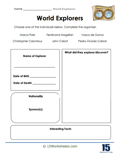 Explorers Worksheets - Worksheets Library