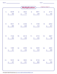 5th Grade Math Worksheets - Worksheets Library