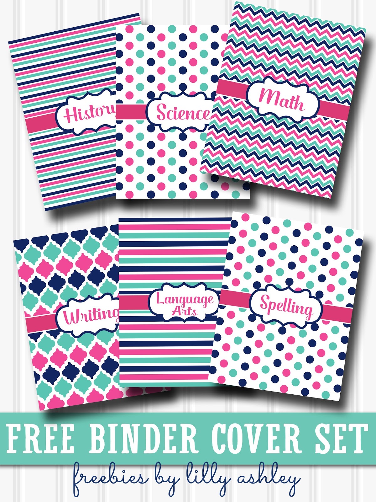 Lilly Ashley: Free Binder Cover Printables - Worksheets Library