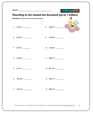 Free 5th Grade Math Worksheets—Printable w/ Answers — Mashup Math ...