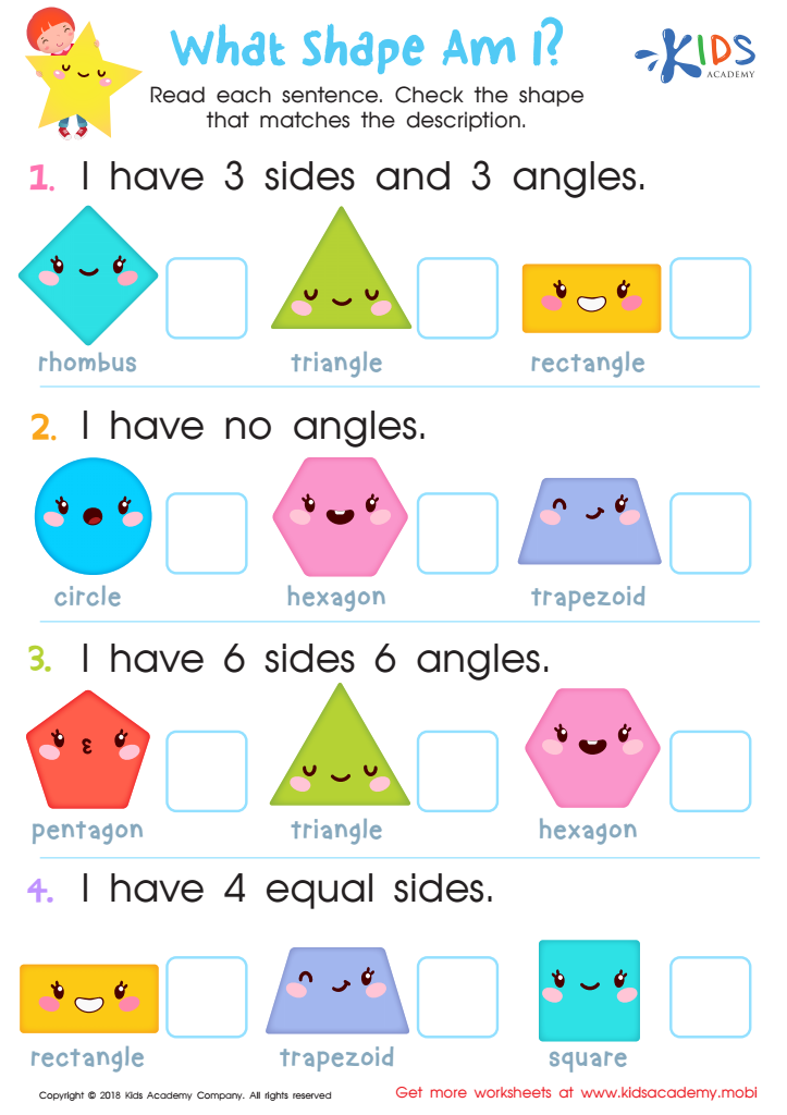 2D Shapes Worksheets for 2nd Grade in PDF - Worksheets Library