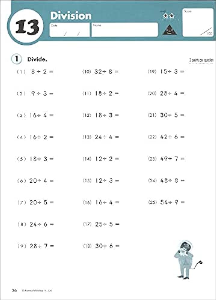 Kumon Grade 3 Division (Kumon Math Workbooks): Kumon Publishing ...