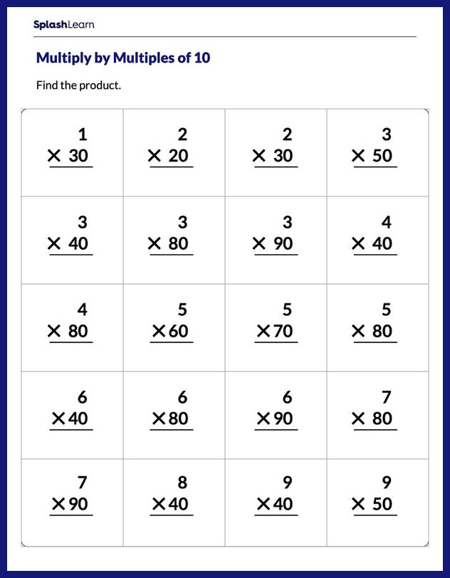 5th Grade Math Worksheets: Engaging Practice for Elementary Students