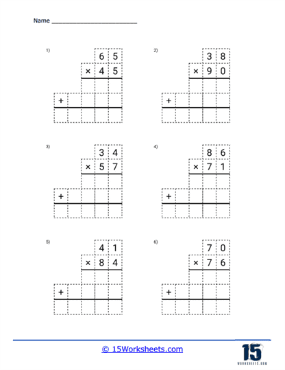 Double Digit Multiplication Worksheets 4th Grade - Worksheets Library