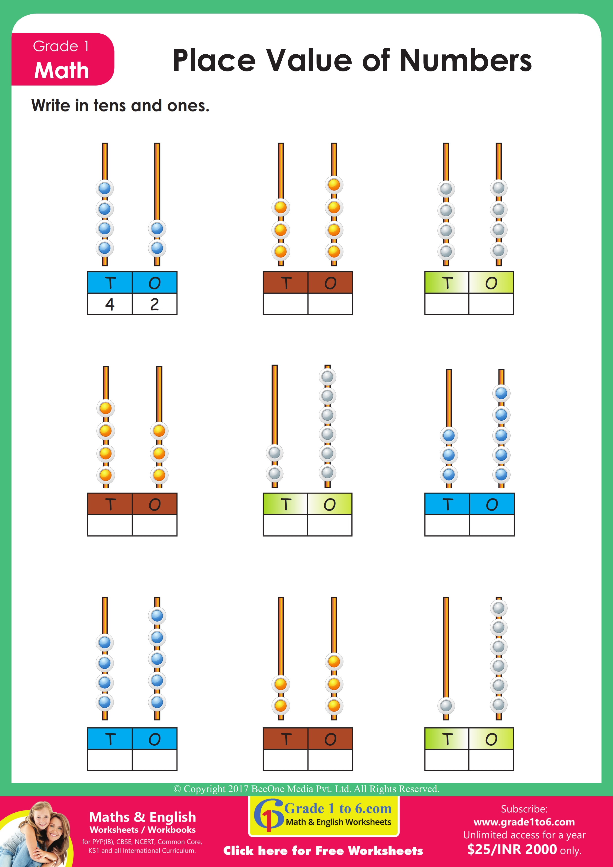 Tens and OnesÂ with Base Ten BlocksÂ Place Value Worksheet - Worksheets ...