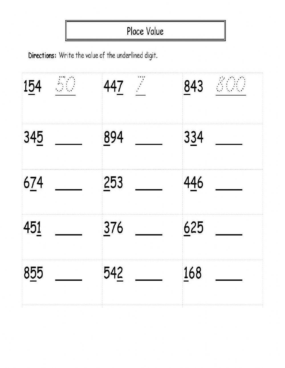 Place Value How Many Tens and Ones - Worksheet Digital - Worksheets Library