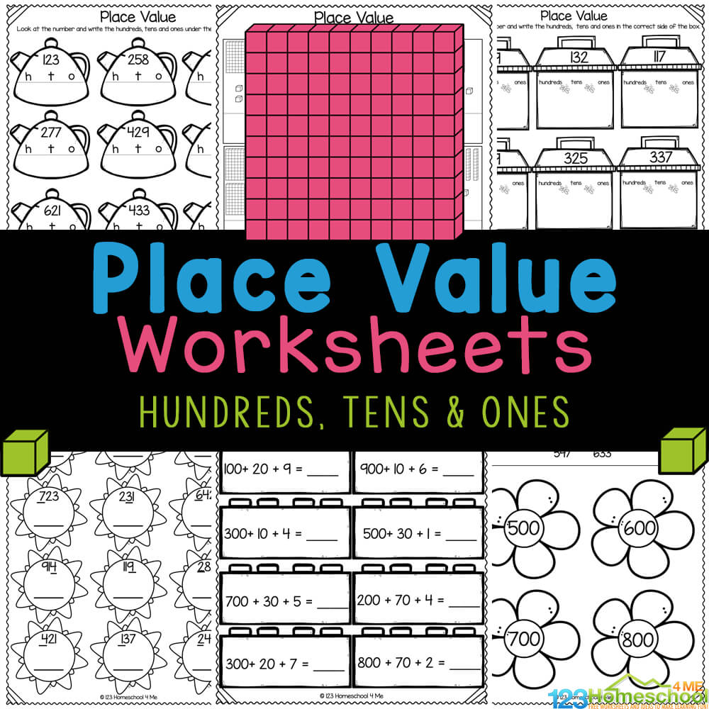 Tens & Ones Place Value Worksheet | Grade1to6.com - Worksheets Library