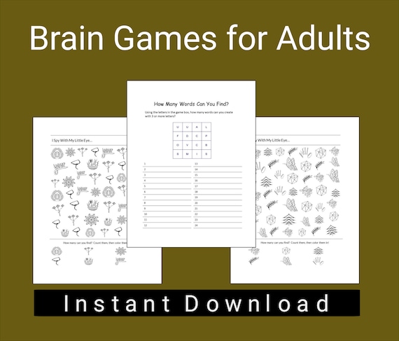 Free printable brain games for seniors, Download Free printable brain ...