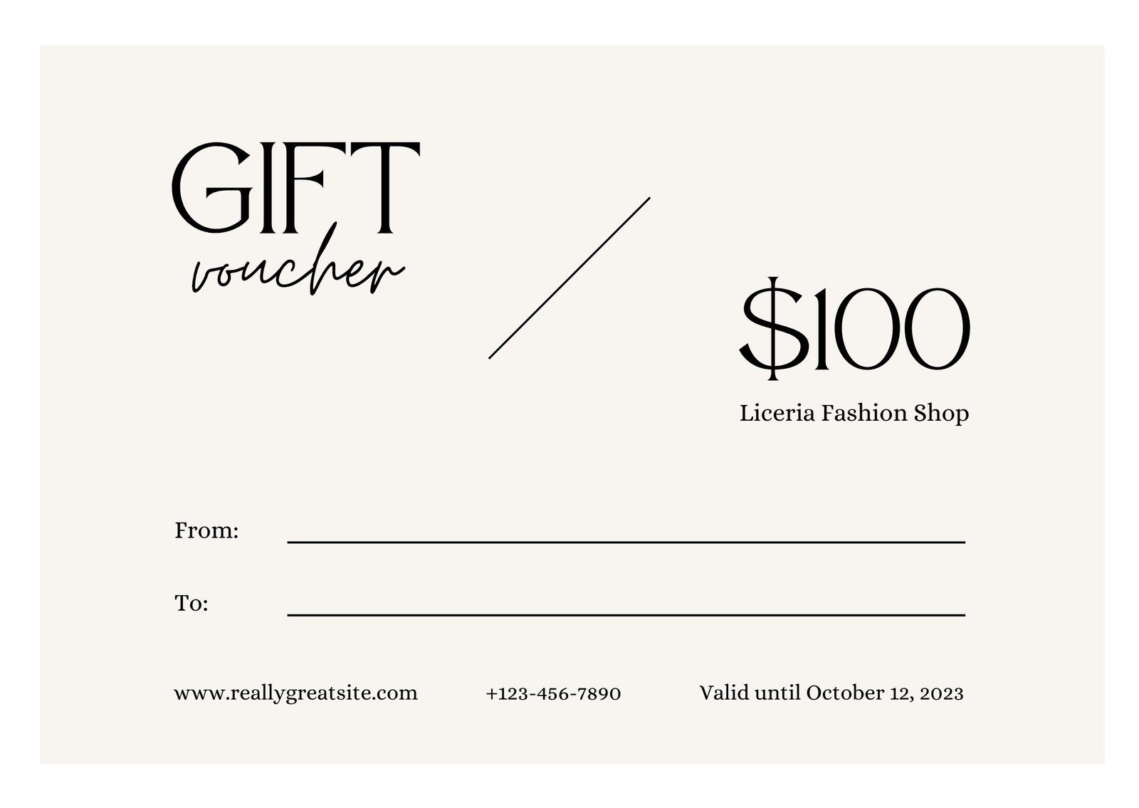 Free printable personalised gift vouchers, Download Free printable ...