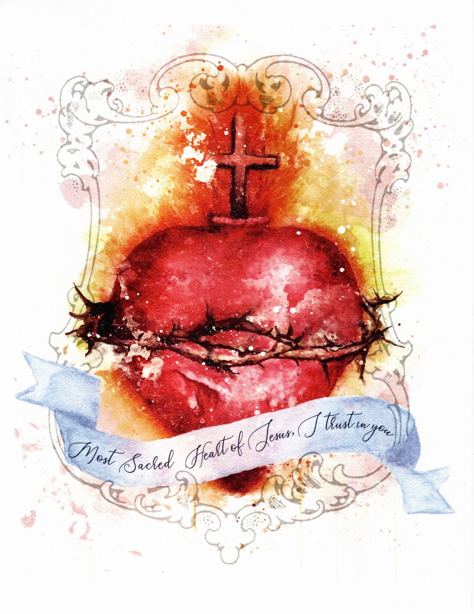 Sacred Heart of Jesus - Prayer to the Sacred Heart - Paperstock ...