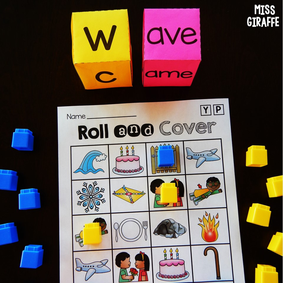 Miss Giraffes Class: Long Vowel Games for First Grade and ...