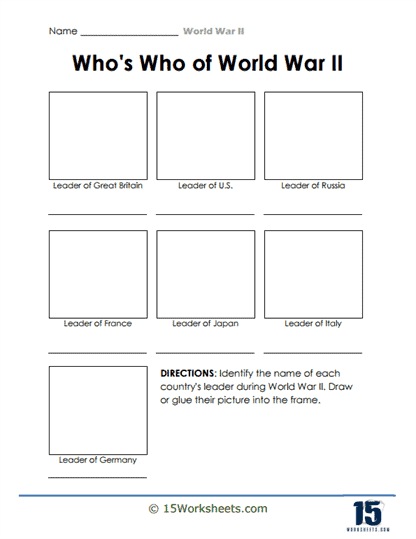 World War 2 Worksheets - 15 Worksheets.com - Worksheets Library