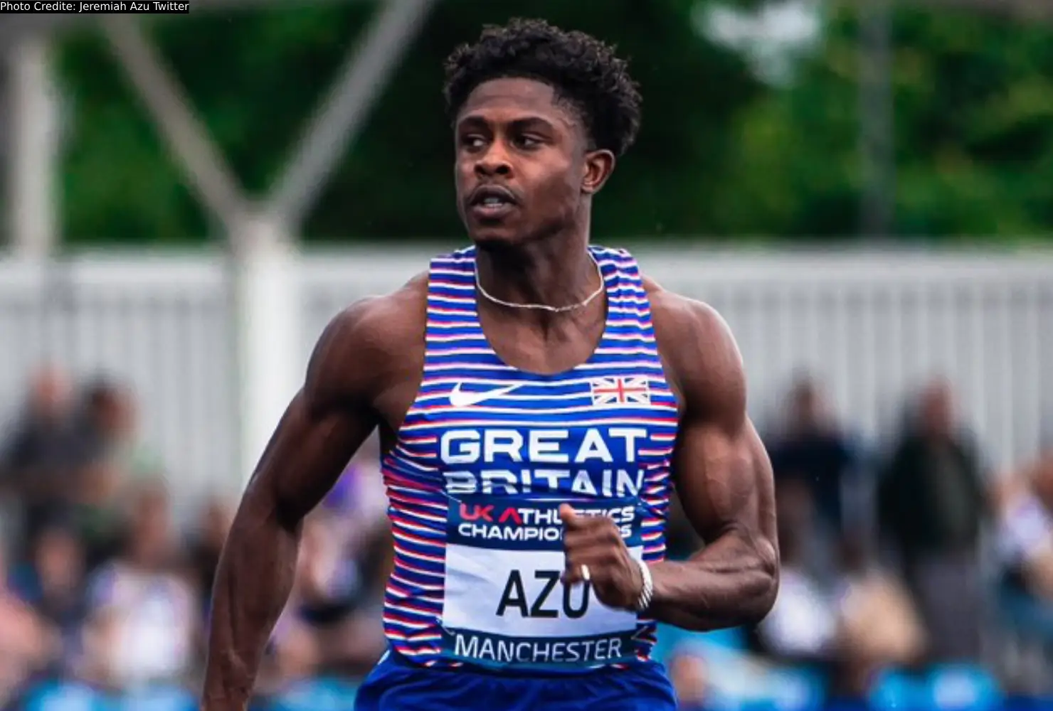 Jeremiah Azu runs record in 100m at the European Athletics U23 Championships