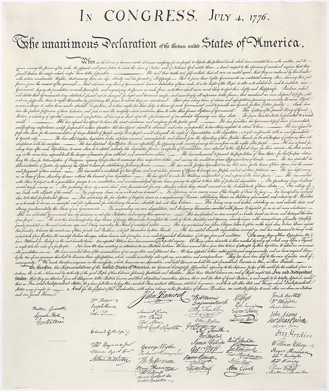 united states declaration of independence