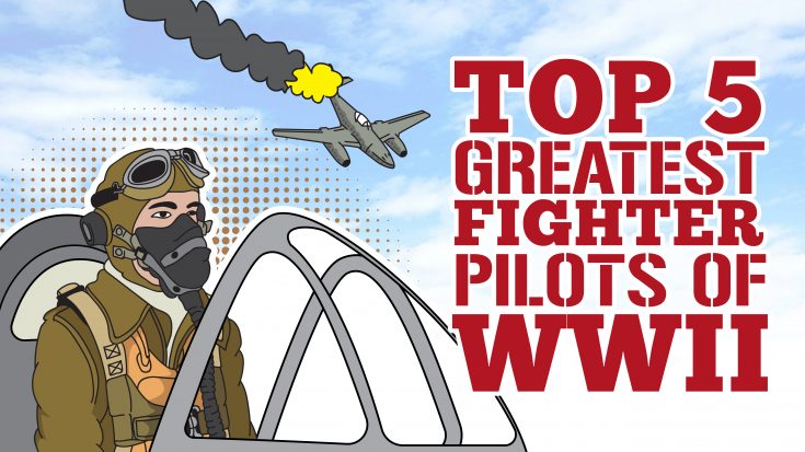 The Top 5 Greatest Fighter Pilots Of World War II | World War Wings Videos