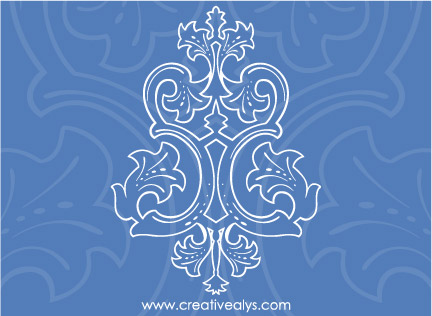 Blue Ornament Vector