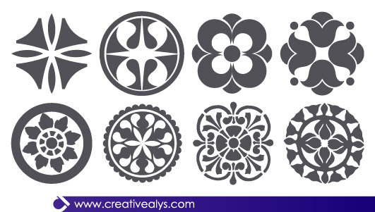 black-and-white-floral-vector.jpg Black and White Floral Vector