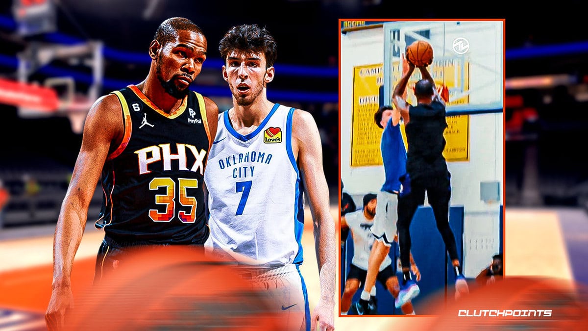 Suns superstar Kevin Durant, Chet Holmgren collide in epic workout that should also have Victor Wembanyama