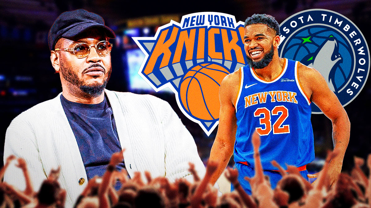 Carmelo Anthony’s bold Karl-Anthony Towns claim after Knicks destroy Timberwolves