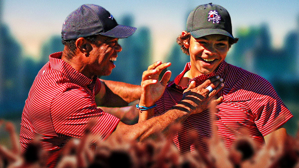 Tiger Woods makes savage demand of son Charlie after first hole-in-one