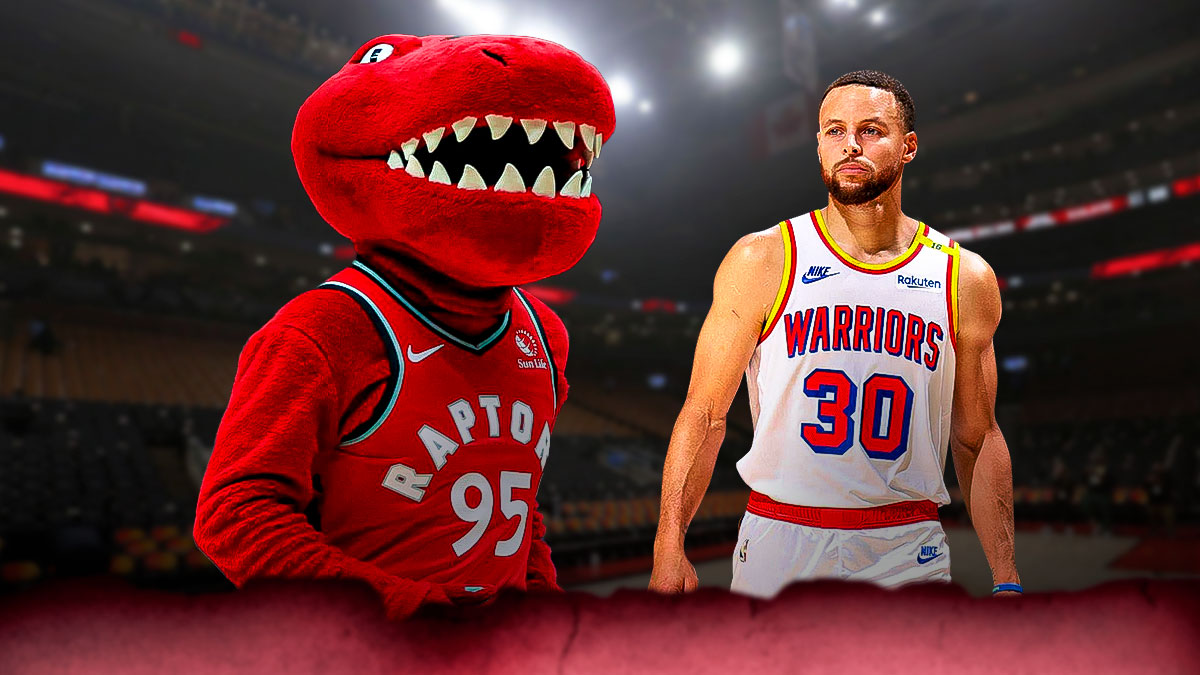 Raptors make kid awkwardly remove Stephen Curry Warriors jersey for contest