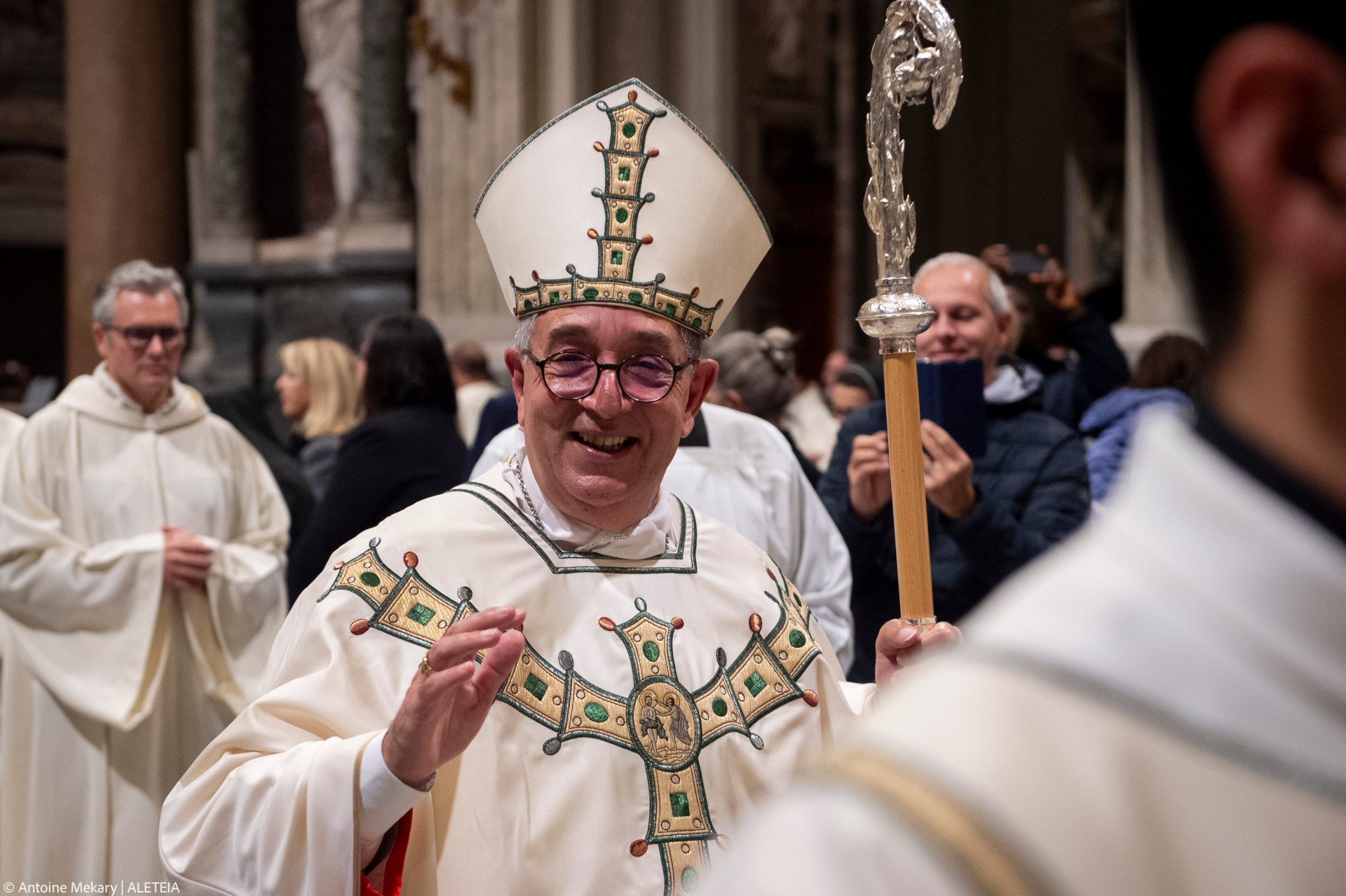 Celebration of the 1,700 years of St. John Lateran Basilica, with Cardinal Vicar Angelo De Donatis presiding over the Capitular Holy Mass.