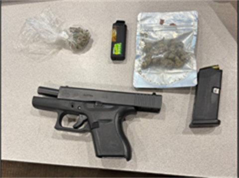 Guns and drugs seized on NYE