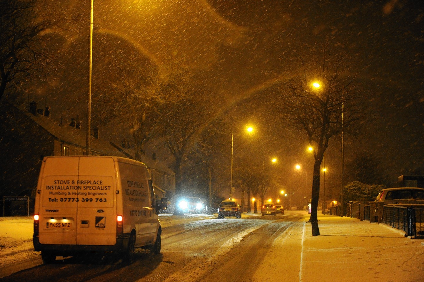 Aberdeen had its first heavy snowfall of the winter last week