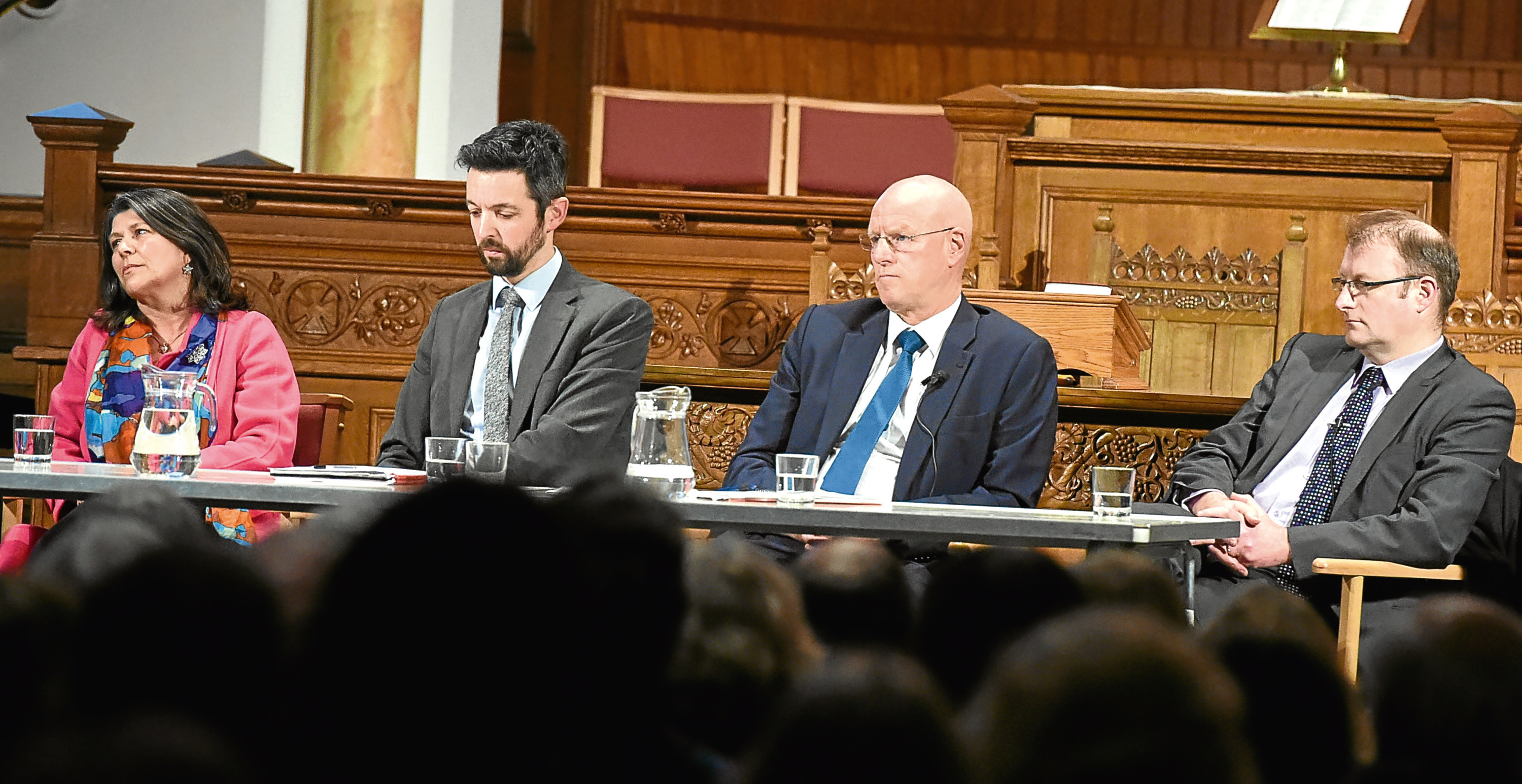 From left: Marie Boulton, Scott Shaw, John Wilson and Rob Galbraith. 
Picture by Jim Irvine