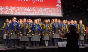 St. Margaret's School for Girls performing at the Press and Journal and Evening Express Christmas Concert 2024. Image: Kami Thomson/DC Thomson